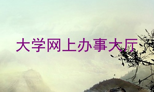 大学网上办事大厅