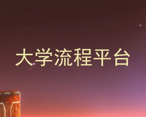大学流程平台