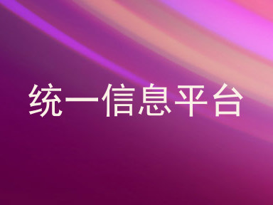 统一信息平台