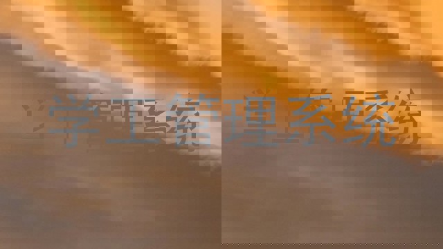 学工管理系统