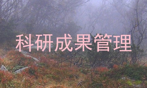 科研成果管理
