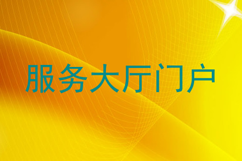 服务大厅门户
