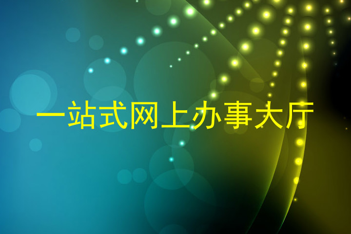 一站式网上办事大厅