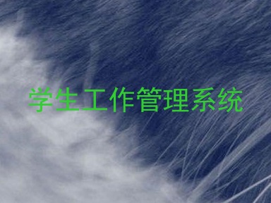 学生工作管理系统