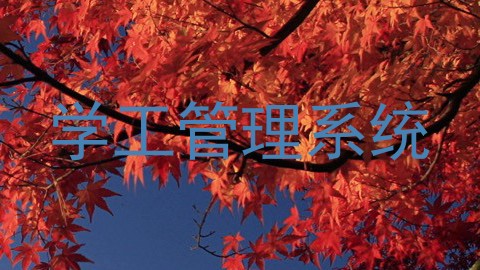 学工管理系统