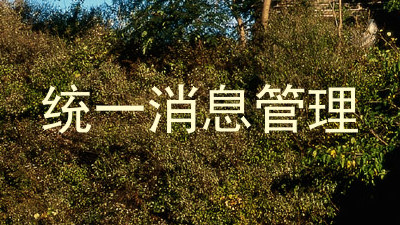 统一消息管理