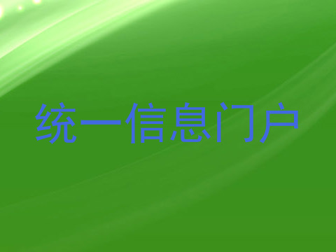 统一信息门户