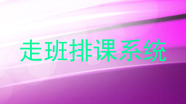 走班排课系统