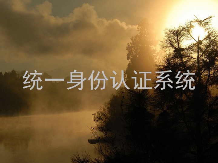 统一身份认证系统