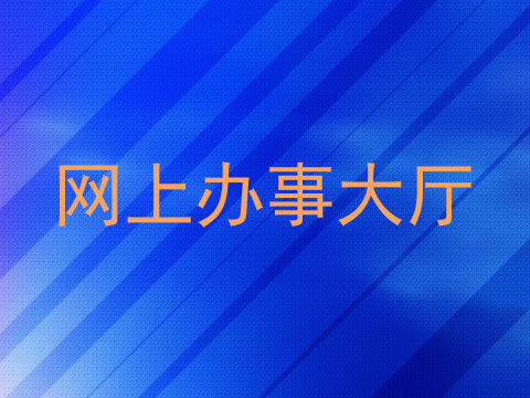 网上办事大厅