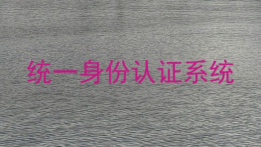 统一身份认证系统