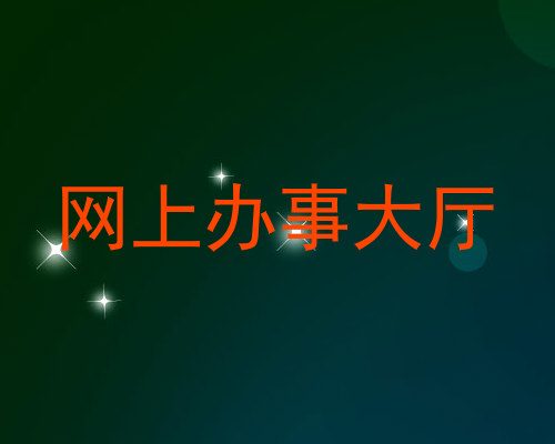 网上办事大厅