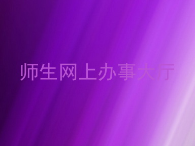 师生网上办事大厅