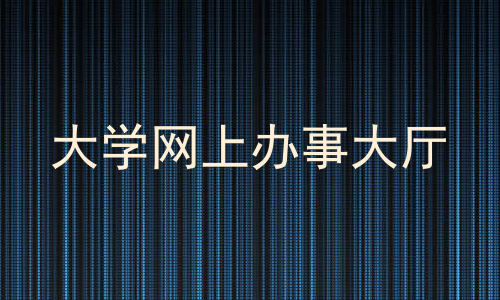 大学网上办事大厅