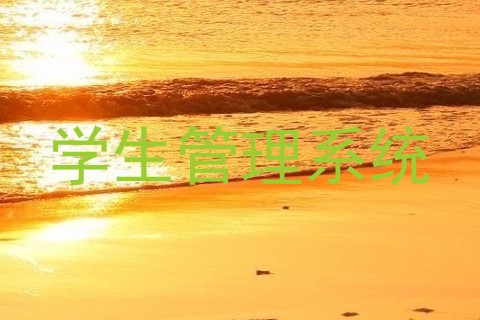 学生管理系统