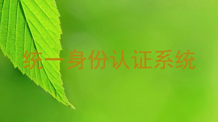 统一身份认证系统