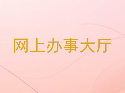 网上办事大厅
