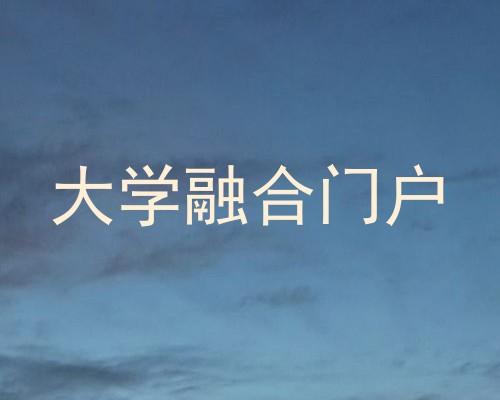 大学融合门户