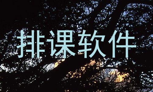 排课软件