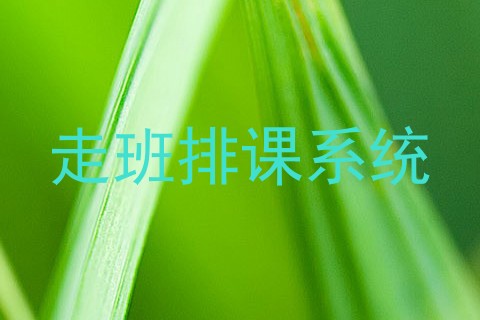 走班排课系统