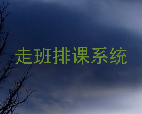 走班排课系统