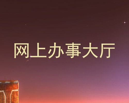 网上办事大厅