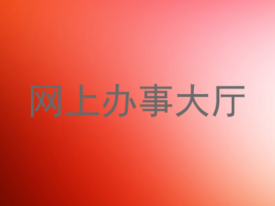 网上办事大厅
