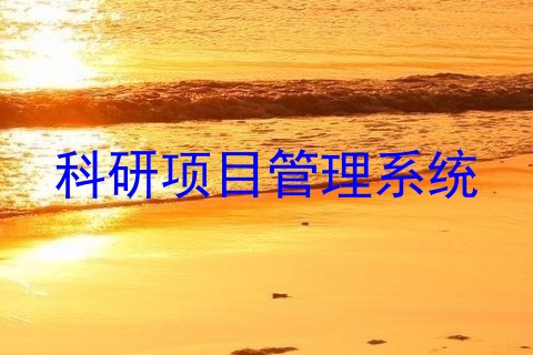 科研项目管理系统