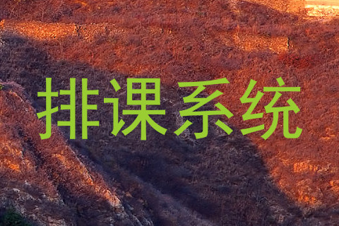 排课系统