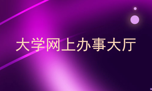 大学网上办事大厅