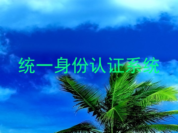 统一身份认证系统