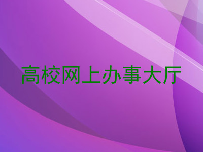 高校网上办事大厅