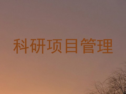 科研项目管理