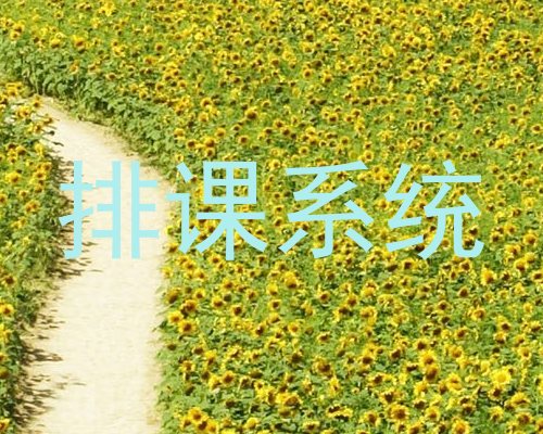 排课系统