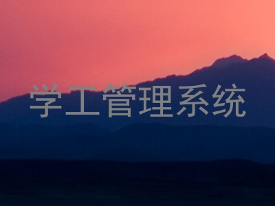 学工管理系统