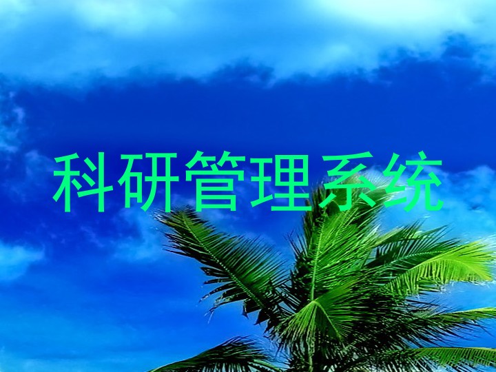 科研管理系统