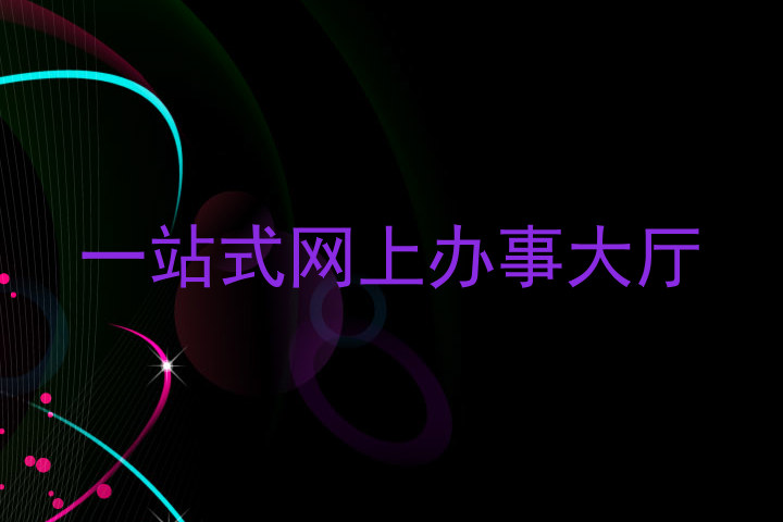 一站式网上办事大厅