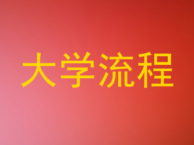 大学流程