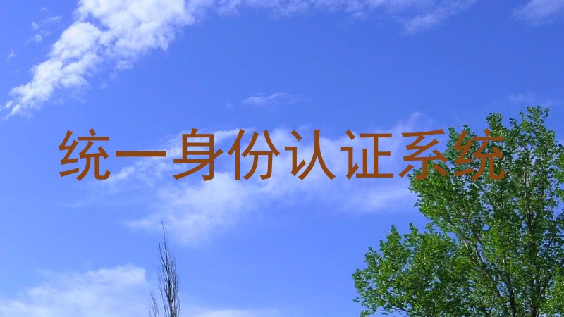 统一身份认证系统