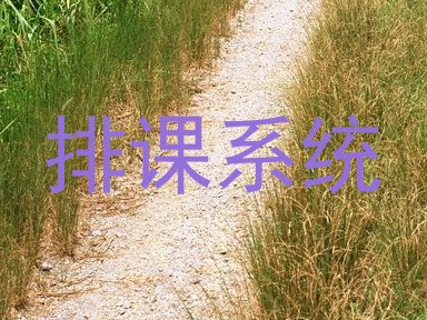 排课系统