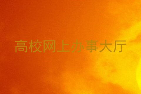 高校网上办事大厅