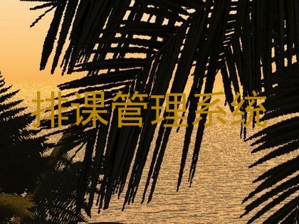 排课管理系统