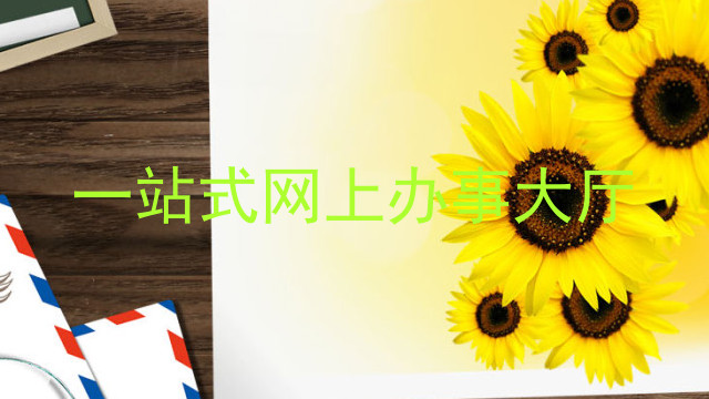 一站式网上办事大厅