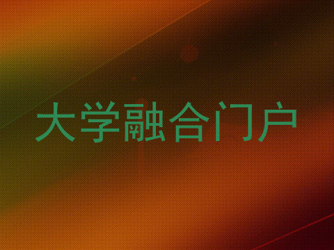 大学融合门户