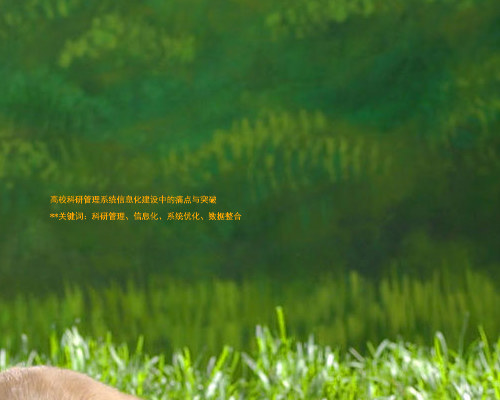 高校科研管理系统信息化建设中的痛点与突破
**关键词:科研管理、信息化、系统优化、数据整合
