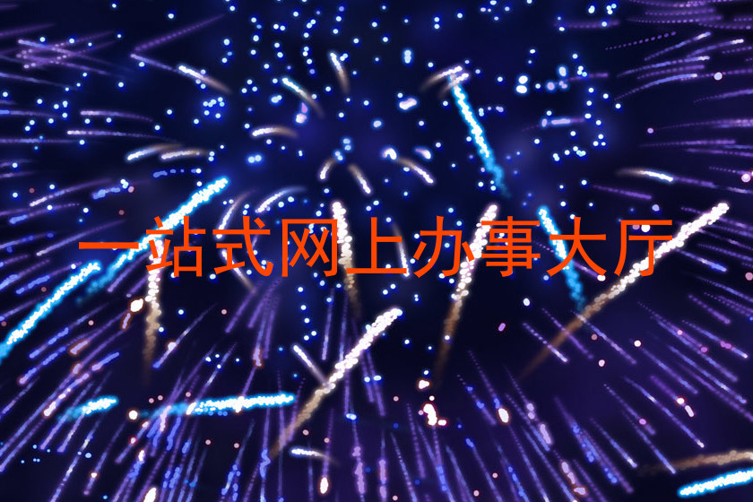 一站式网上办事大厅