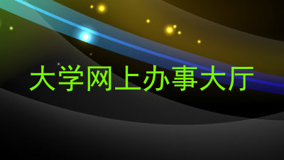 大学网上办事大厅