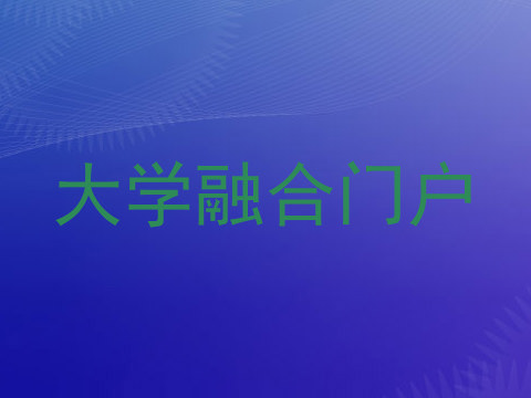 大学融合门户