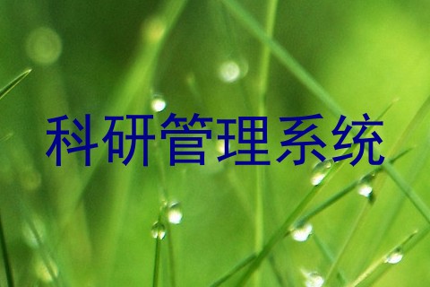 科研管理系统