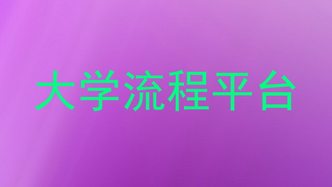 大学流程平台